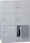 Vakkenkast 6 vakken HxBxD 1187x800x500 mm RAL 7035 RAL 7035
