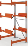 Cable drum rack H2700xW1300xD1100 mm Add-on shelf, galvanised