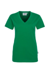 Damen-V-Shirt Classic Gr. kellygrün MG160 Hakro 126