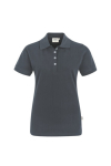 Dames stretch polo Maat antraciet MG190 Hakro 222