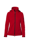 Dames softshell jas Alberta Maat rood PO230 Hakro 248