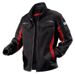 Jacket Pulse Size 60, black/medium red, MG260 Kübler 1324