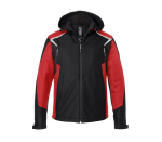 Bodyforce Ultrashell winterjas Maat XL zwart/medium rood, PO280 Kübler 1325