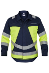 Jacke Gr.48, marine-leuchtgelb, MG350 Rofa 2353 Vis-Line I Proban
