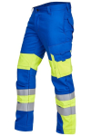 Broek met tailleband Maat 90, korenbloemblauw-helder geel, MG350 Rofa 2354 Vis-Line I Proban