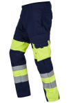 Broek met tailleband Maat 94, marine lichtgeel, MG350 Rofa 2354 Vis-Line I Proban