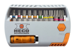 Bit set for HECO-Drive with colour coding 11 pcs.