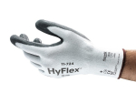 PU gloves Size 7 cut-resistant white/grey Ansell HyFlex 11-724