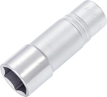 Socket spanner insert hexagon external 1/2" SW 22 mm L=85 mm chrome-plated Hazet 900LG-22