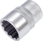 Dopsleutel dubbele zeskant 1/2" SW 21 mm L=38 mm verchroomd Hazet 900Z-21