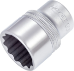 Dopsleutel dubbele zeskant 1/2" SW 25 mm L=44 mm verchroomd Hazet 900Z-25