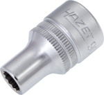 Dopsleutel dubbele zeskant 1/2" SW 8 mm L=38 mm verchroomd Hazet 900Z-8