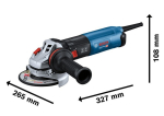 Angle grinder GWS 17-125 S Inox (C) Bosch 0.601.7D0.500
