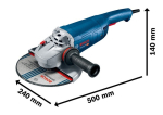 Angle grinder set 2-piece GWS 22-230 J + GWS 880 Bosch 0.601.8C1.307