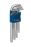 Allen key set 9-piece hex Bosch 1.600.A01.TH5