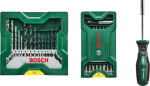 Drill and bit set 25+15+1 Mini-X-Line sets plus handle Bosch 2.607.017.655