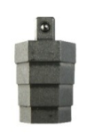 Hexagonal step adapter 3.2-5.5 mm 1/4" drive Gedore 012700