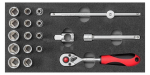 Socket spanner set 3/8" 1/3 CT module 8-piece Gedore RED R22150020