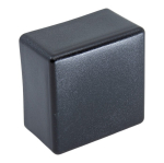 Kappen für Vierkantrohre VK 40 schwarz 40x40 mm zum überstecken