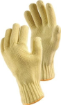 5-Finger Handschuh Kevlarstrick mit Futter, Gr.10, 350 mm bis 100°C Jutec,schwere Ausführung