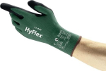 Gebreide nitril handschoenen Maat 8 gedeeltelijk groen/zwart gecoat Ansell HyFlex 11-842