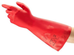 Nitrile chemical protection gloves Size 7 L=380 mm red Ansell AlphaTec Solvex 37-900
