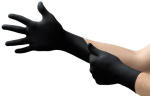 Nitrile disposable gloves L=245 powder-free black Ansell Microflex 93-732 box of