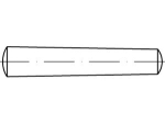 Conische pen ISO 2339 vorm B 5x50 mm 9S20K