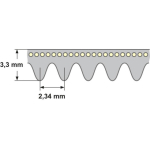 ribbed belt 10 PJ 762 (300 J) ConCar PolyRib