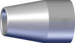 Conisch gasmondstuk Nominale breedte 12,5 mm Lengte 38 mm geschikt voor Binzel xFUME PRO 24