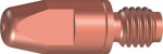 Contact tip CuCrZr Wire Ø 1.2 mm M 6 Length 24 mm Binzel