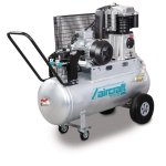 Zuigercompressor, mobiel 4 kW, 400 V, 520 l/min, 10 bar Vliegtuig Airprofi 703/100 P