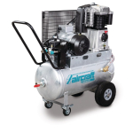 Zuigercompressor, mobiel 4 kW, 400 V, 460 l/min, 13 bar Vliegtuig Airprofi 703/75/13 P