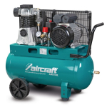 Zuigercompressor, mobiel 2,2 kW, 230 V, 270 l/min, 10 bar Vliegtuig Airstar 401/50 E 230 V