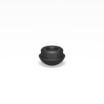 Round pressure disc for screw clamp Polyamide Siegmund System 16, 160660.PA