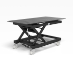 Mobile lift table 1000 kg incl. Perforated plate 2000x1000x12 Siegmund System 16, HS164044.X7