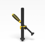 Professional screw clamp 45°/90° burnished Siegmund System 22, 220630.1