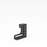 Anschlag und Spannwinkel 300 GK links - nitriert Siegmund System 28, 280124.N