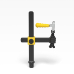 Professional screw clamp with vertical clamp Siegmund System 28, 280611.1