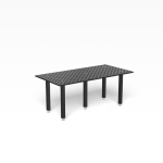 Lastafel, diagonaal rooster, zonder voeten 2000x1000x25 Plasmagenitreerd - Systeem 28 Siegmund 8.7 281020.XD7.T1