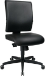 Lightstar 10 bureaudraaistoel Harde vloer wielen 410-530 mm kunstleer zwart