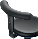 Armleuning/rugleuning zwart Geschikt voor draaikrukken 9000 454 122, 9000 454 123, 9000 454 124