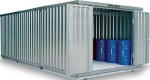 Opbergcontainer combinatie verz. BxDxH 3050x6520x2310 mm voorgemonteerd Opvangvolume 3 x 1030 liter