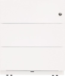 Mobile pedestal with handle strip HxWxD 3 universal drawers