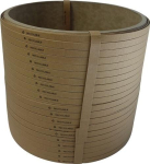 Papierband BxS 12x0,6 mm Looplengte 2000 m