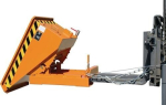 Spänebehälter 0,6 m³ BxTxH 1260x1070x835 mm lichtblau, Trgf. 1000 kg