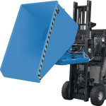 Chip container 1.2 m³ WxDxH 1720x1070x1095 mm light blue, max. load 1500 kg