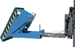 Chip container 0.15 m³ WxDxH 960x640x540 mm light blue, max. load 750 kg