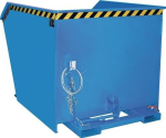 Chip container 1.50 m³ WxDxH 1640x1280x1090 mm light blue, max. load 1500 kg