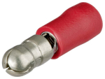 Ronde geïsoleerde stekker Ø 4 mm, rood, 0,5-1 mm², 100 stuks Knipex 97 99 150